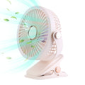 ChillClip™  5-Speed Portable Fan | 720° Rotation, LED Light, USB-C Rechargeable